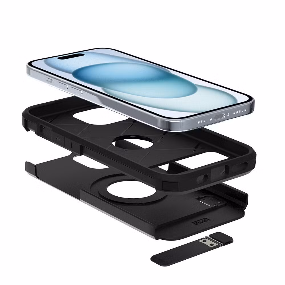 Logo Hollow out with Kickstand Frosted TPU PC Mobile Phone Case Stand Wholesale Cell Phone Case Cover for Phone 14 13 12 PRO Max