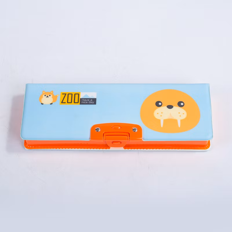 Seal Cat Dog Pattern Multifunctional Cute Animal Pencil Case