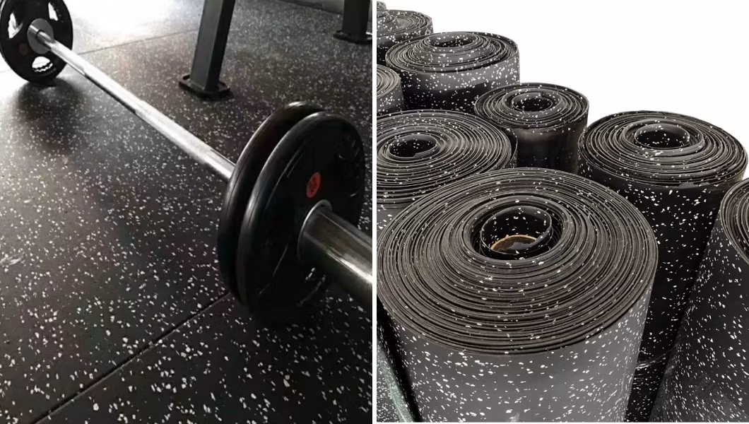 Wholesale Shock Reducing 3-12mm Thick Dirt Resistant Gym Rubber Roll