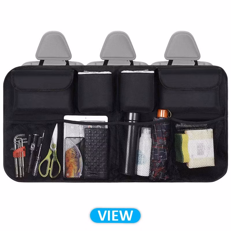 Factory Price Custom Car Storage Bag Durable and Reusable Oxford Fabric Backseat Organizer