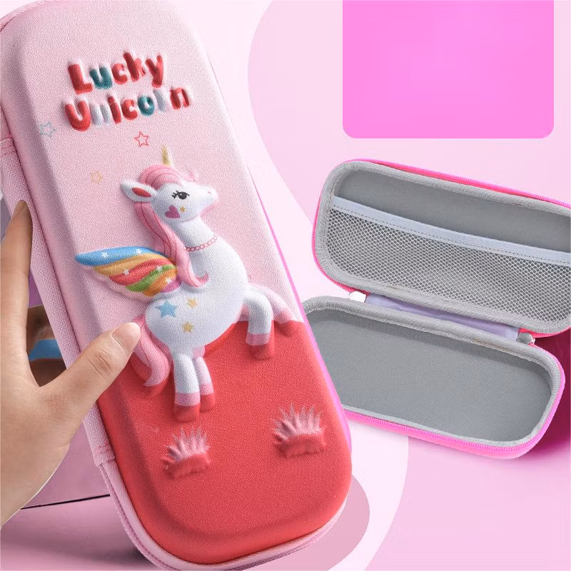Elementary School Pencil Case Children&prime;s Large Capacity 3D Stationery Case Pencil Case