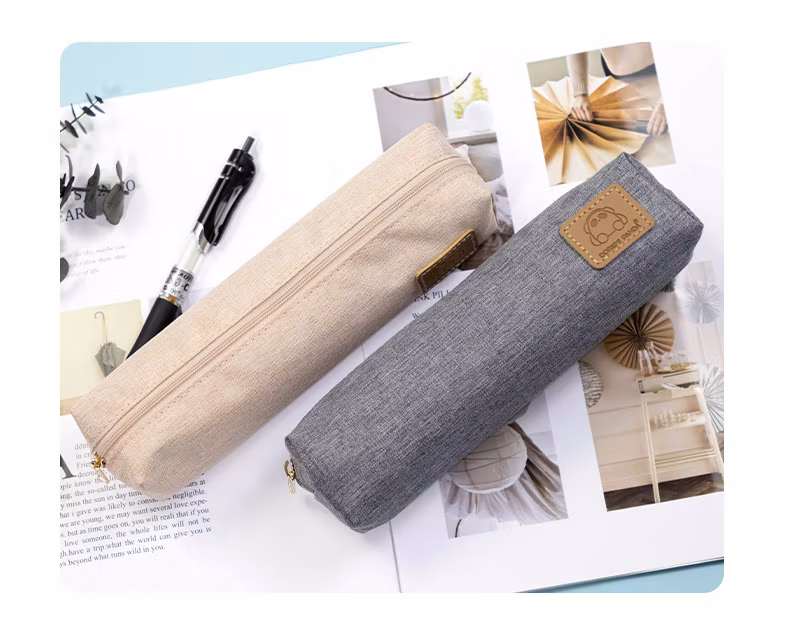 Fashion Square Bag Pencil Bag Oxford Cloth Student Stationery Bag Portable Pencil Bag Wholesale