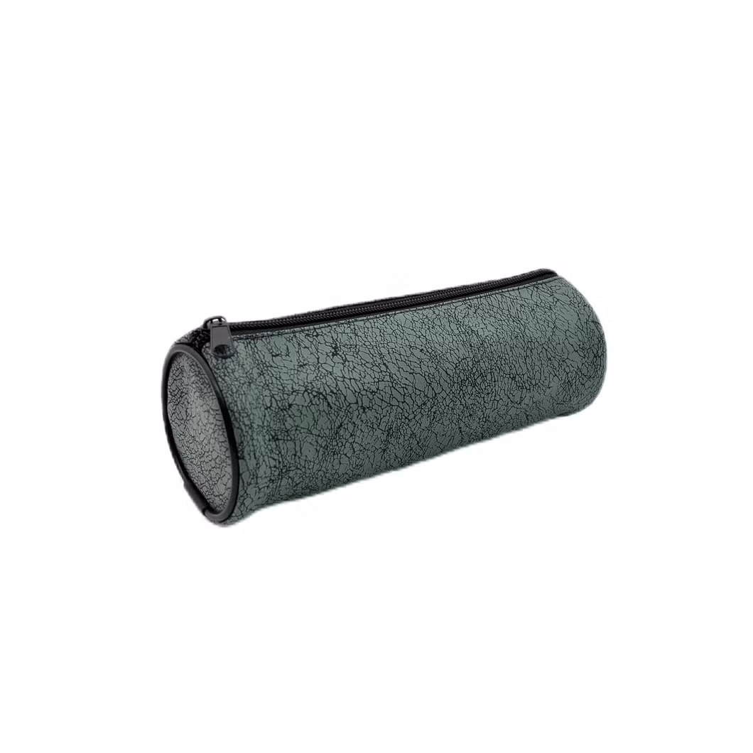 Cylinder Crack Fashion Pencilbag Pen Case 1zipper for Primary School College
