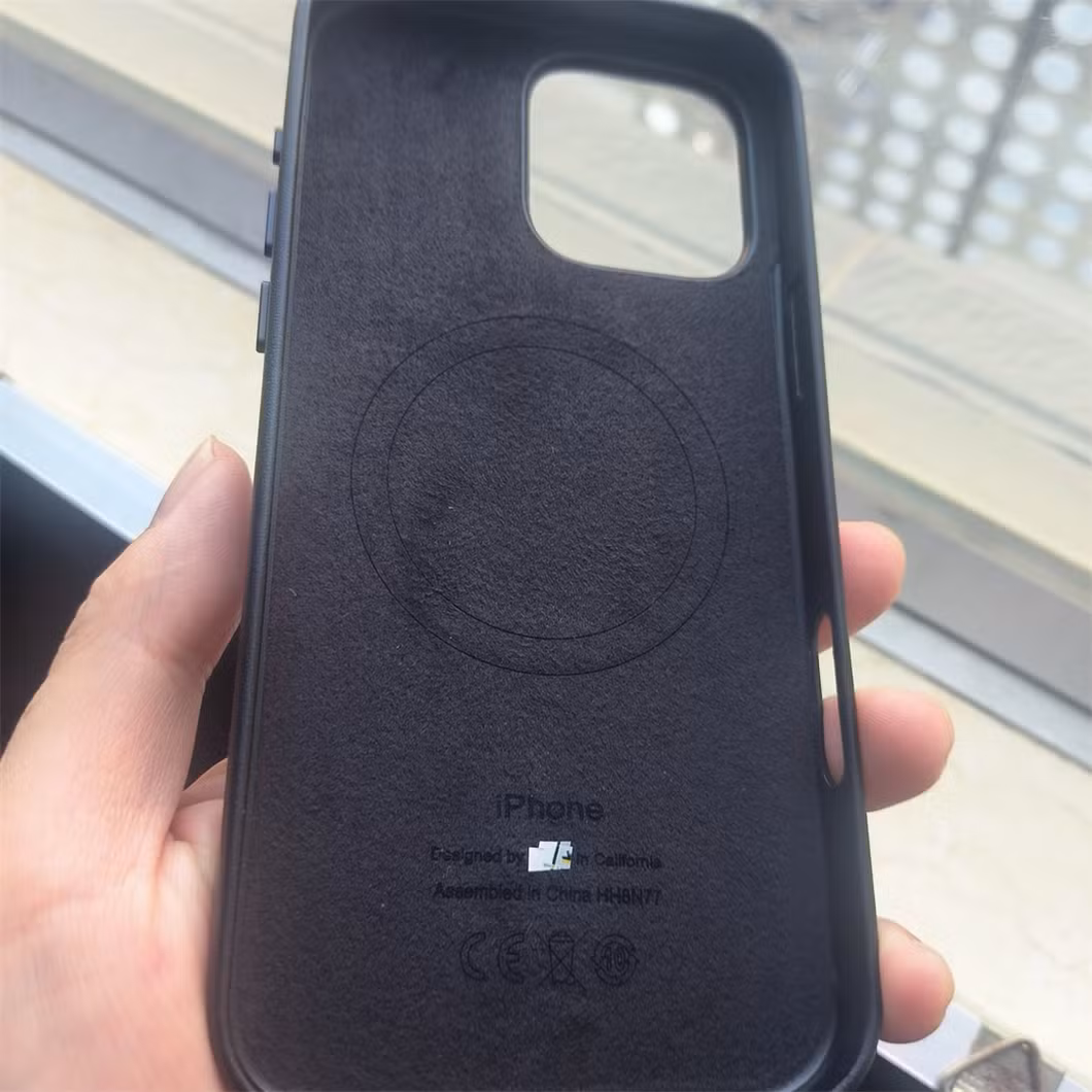 1: 1 Green Leather Case for iPhone 16/16 PRO/16 PRO Max/16 Plus