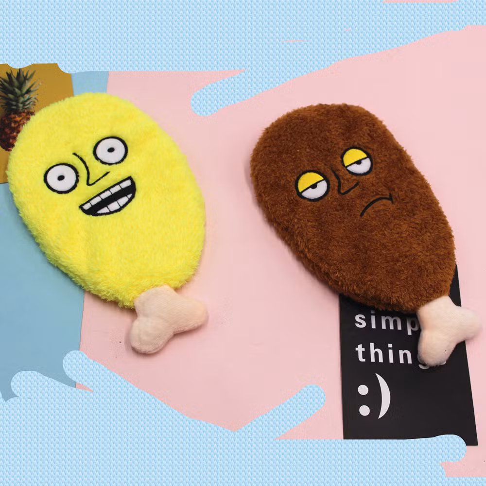 Chicken Leg King Large Capacity Practical Cute Funny Student Stationery Pencil Bag