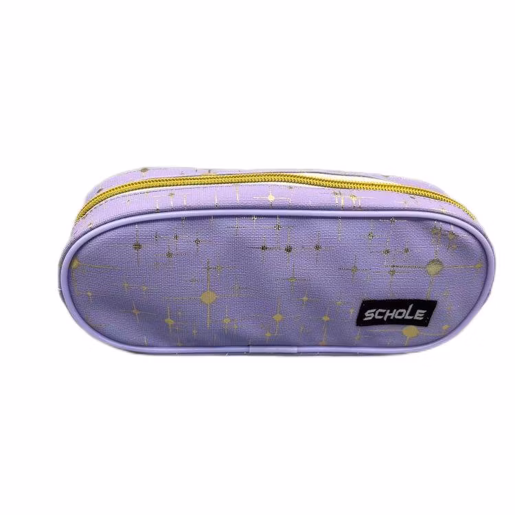 Purple Cute New Style Material Pencil Case Pencil Bag for Student