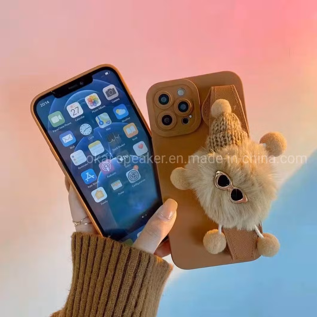 New Silicone Shock Proof Cell Phone Case with Wristband Holder Stand