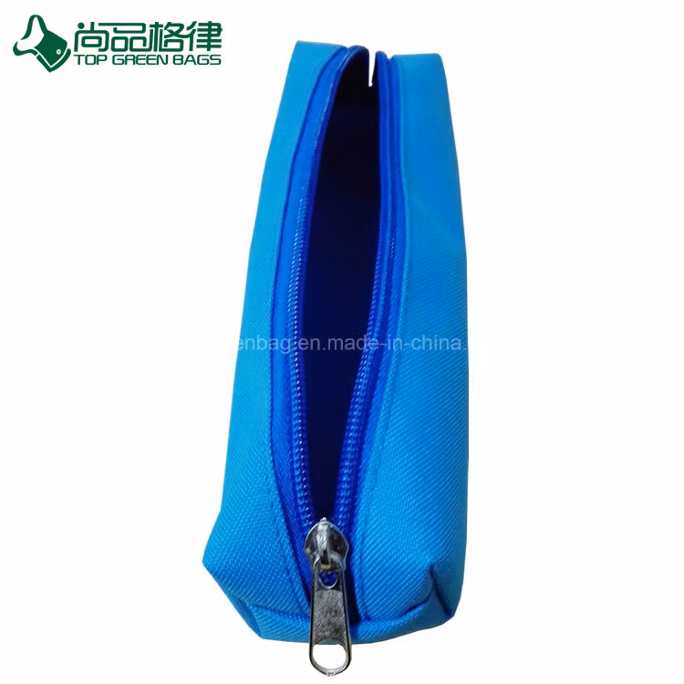 Polyester Fancy Pen Holder Cute Zippered Kids Pencil Bag Case