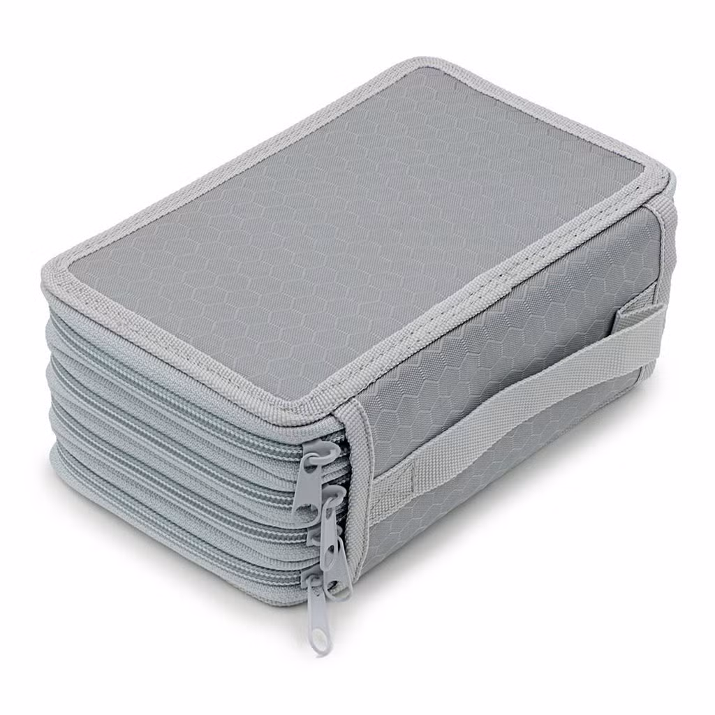 Large-Capacity Stationery Storage Bag Student Art Painting Pencil Case Pencil Bags 3 Layers 4 Layers Pen Curtain