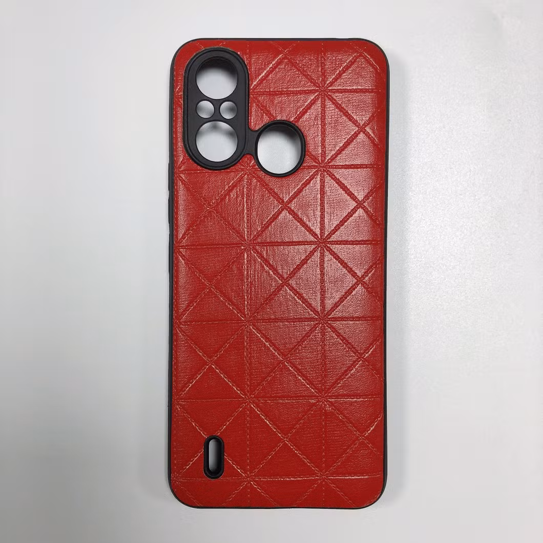 Coloured Leather TPU Back Cover for Samsung A24 A34 A54 Phone Case