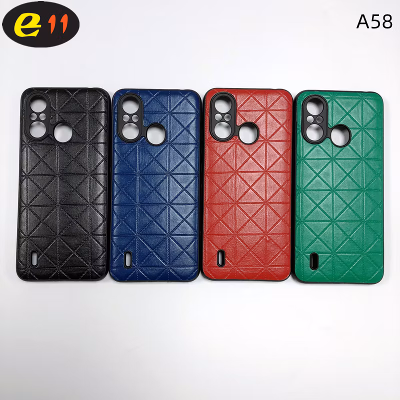 Coloured Leather TPU Back Cover for Samsung A24 A34 A54 Phone Case