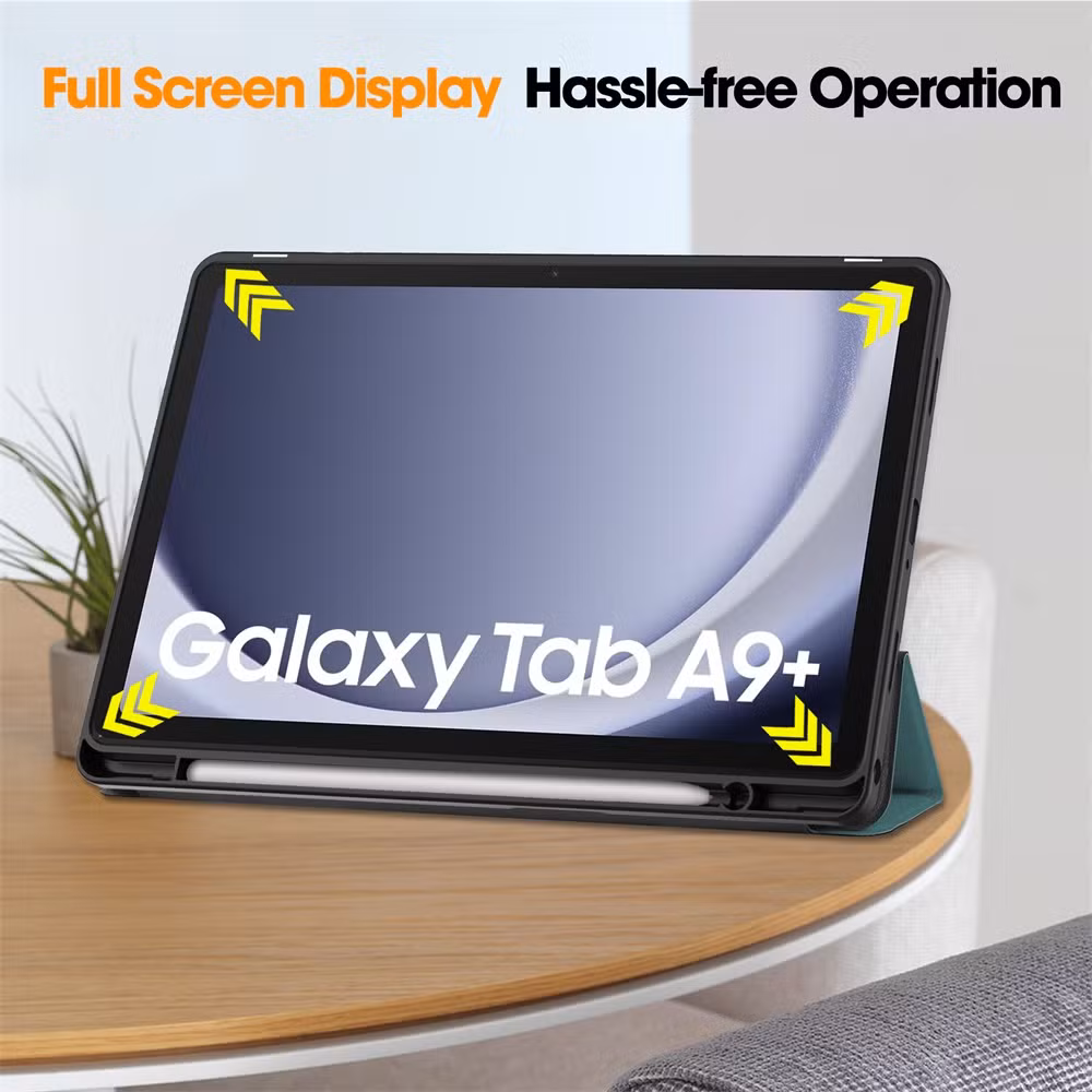 Magnetic Cover for Samsung Galaxy Tab A9 Plus Tablet Case Smart PU Accessory