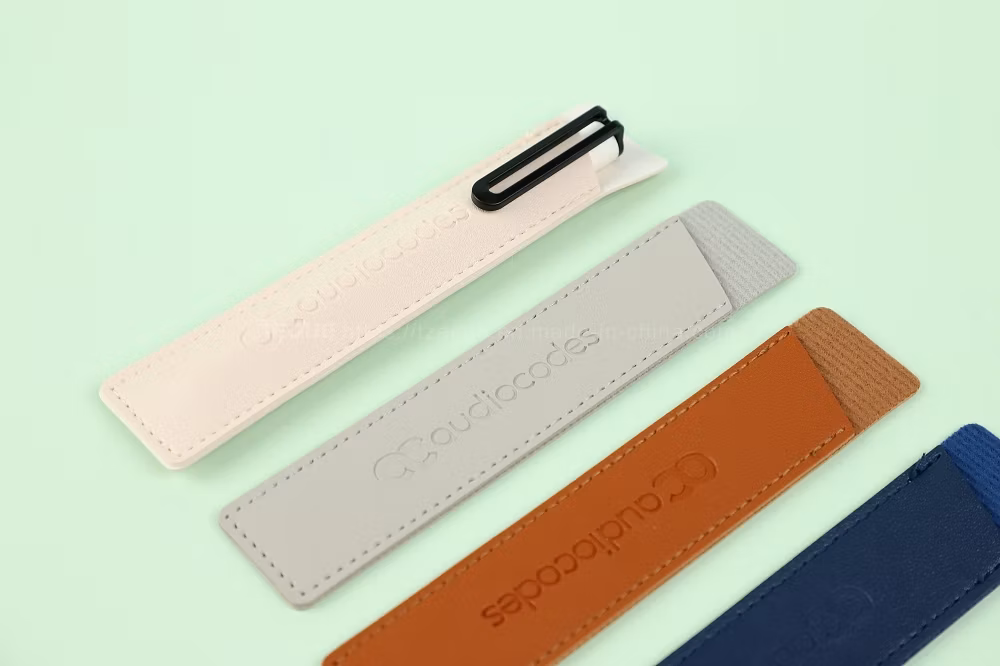 2023 New Product Custom Logo Leather Pen Sleeve Bag Case for Student