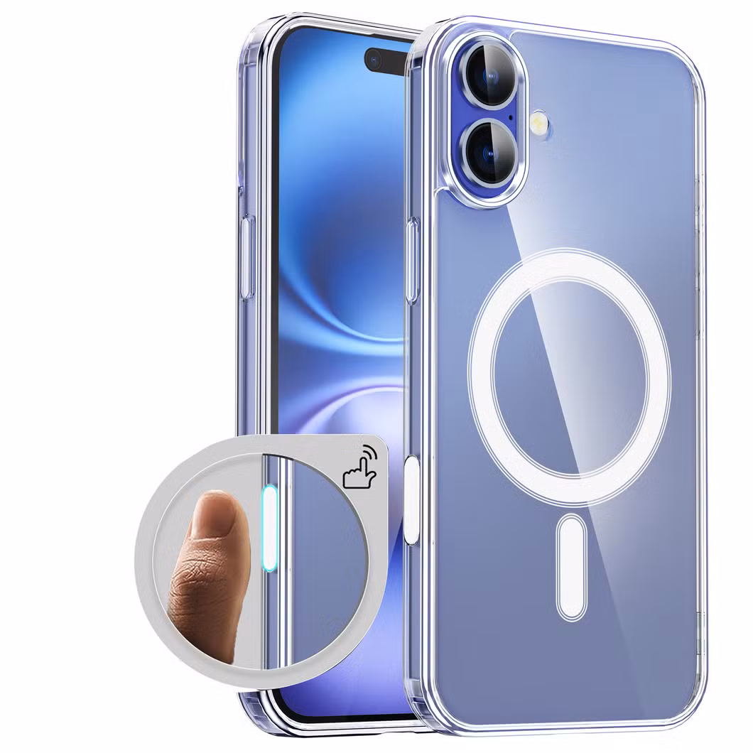 Transparent Magnetic for iPhone 16 PRO Max Charging Magsafe Clear Phone Case