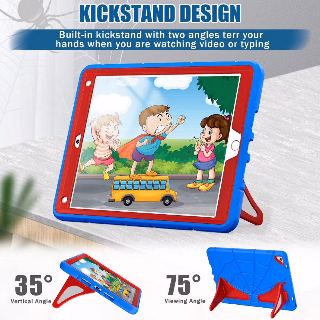 Multi-Functional Shockproof Pencil Holder Kickstand Tablet Case for iPad 9.7