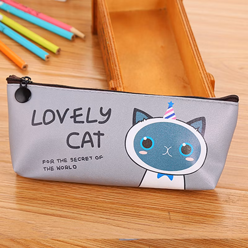 Kawaii Cats Creative Stationery Coin Purse Student Pencil Bag Cute Storage Pencil Case