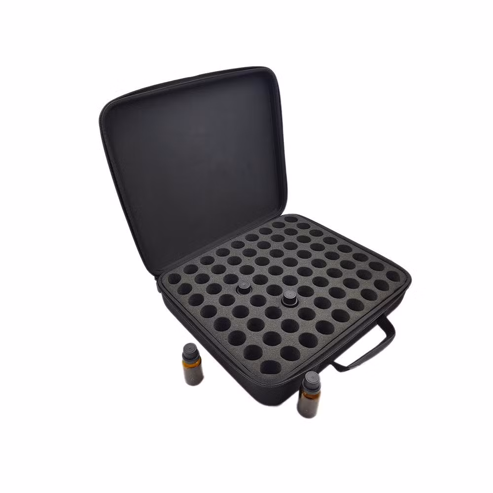 Wholesale Customized Color Unique Design Essential Oil Carry Case EVA Tool Storage Box Pouch Bag Essential Oil Bottle Storage Carrying Hard Case