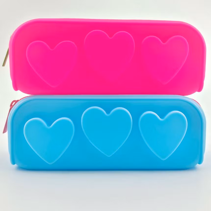 New Silicone Fancy Pop It Pencil Case
