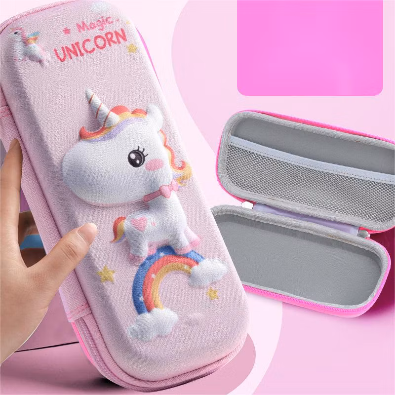 Elementary School Pencil Case Children&prime;s Large Capacity 3D Stationery Case Pencil Case