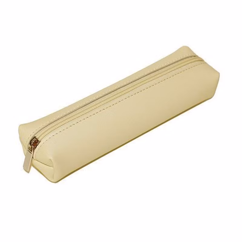 Soft PU Pen Case Matching Color High Quality Fashion Classic Pencil Bag for Student&prime;s Gifts