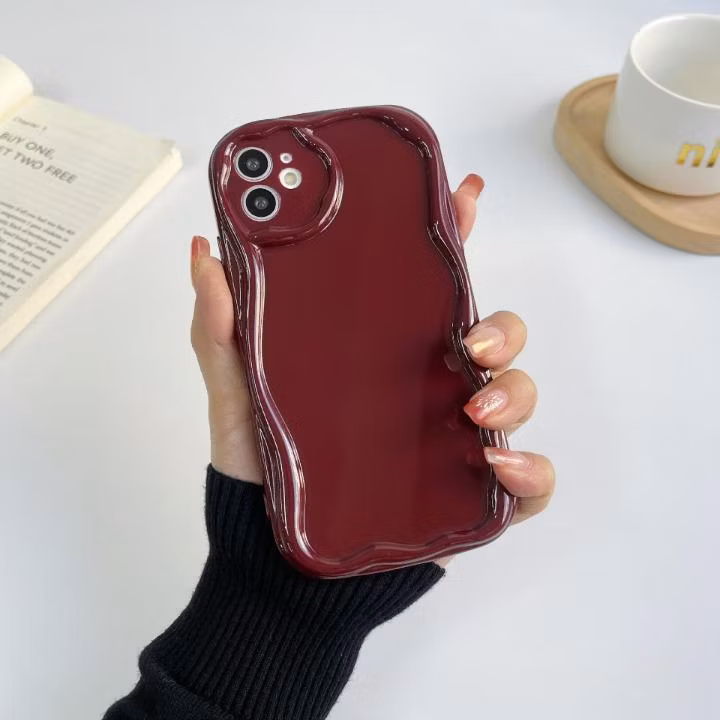 Hot Sale TPU Simple Cute Coloured Solid Mobile Phone Drop Protection Case