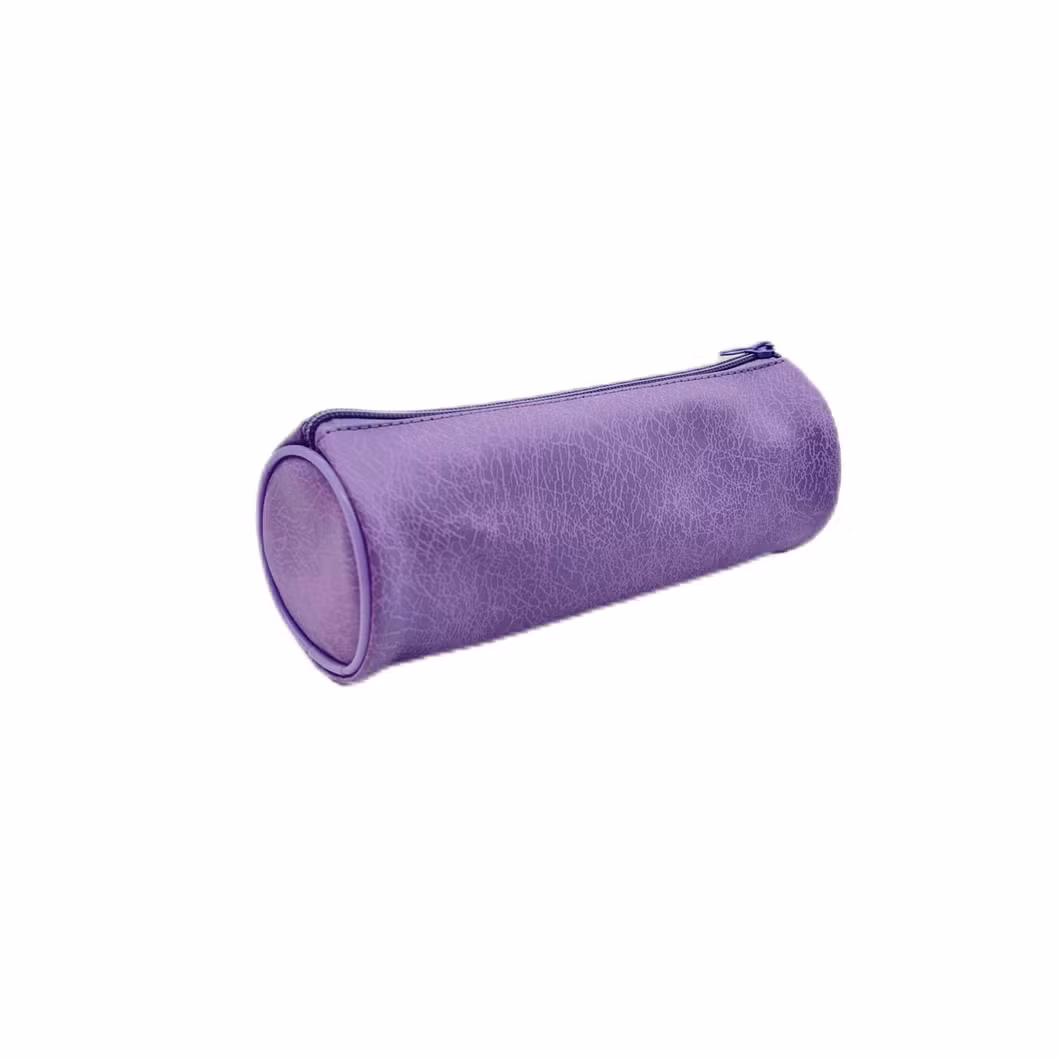 Cylinder Crack Fashion Pencilbag Pen Case 1zipper for Primary School College