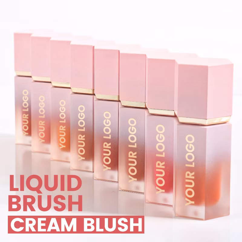Colorful Vegan Moisturizing Cream Blush Private Label Makeup Waterproof Cosmetics Custom Logo