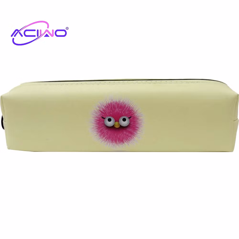 Student Cute Style Felt Ball Stationery Box Large Capacity Pencil Case Learning Supplies Stationery Pen Pouch (10083)