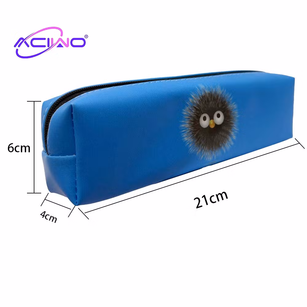 Student Cute Style Felt Ball Stationery Box Large Capacity Pencil Case Learning Supplies Stationery Pen Pouch (10083)