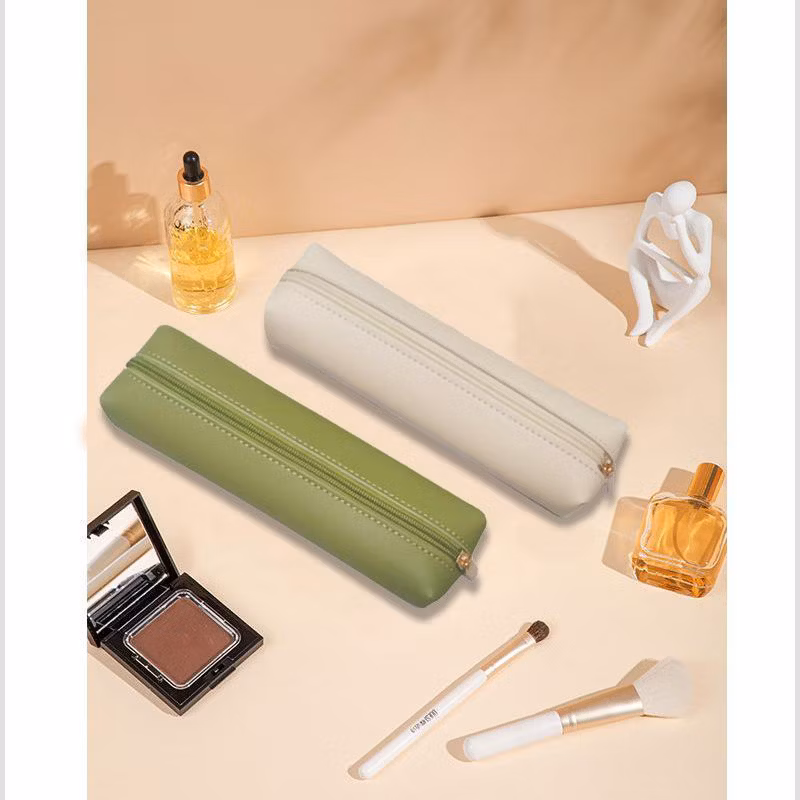 Soft PU Pen Case Matching Color High Quality Fashion Classic Pencil Bag for Student&prime;s Gifts