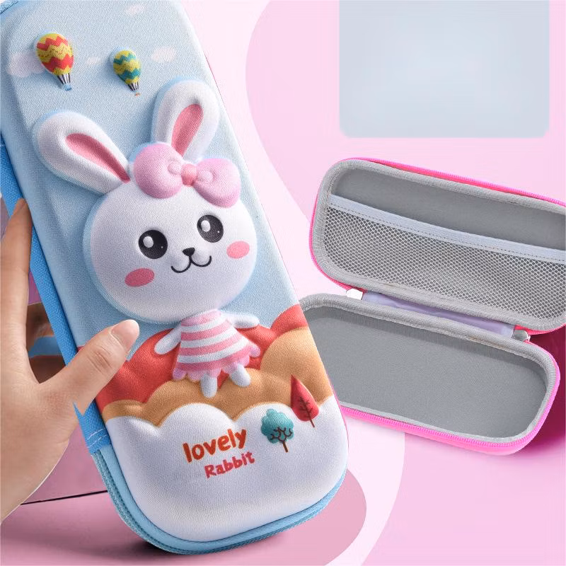 Elementary School Pencil Case Children&prime;s Large Capacity 3D Stationery Case Pencil Case