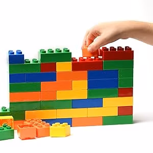 68PCS Creative Building Blocks Toys for Kids Boys Girls (Multicolored)