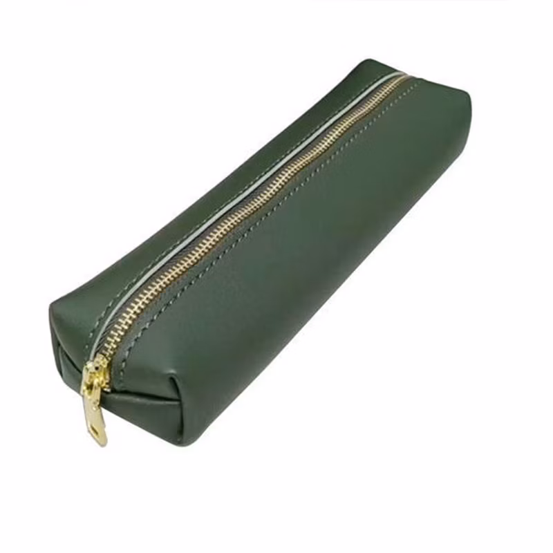 Soft PU Pen Case Matching Color High Quality Fashion Classic Pencil Bag for Student&prime;s Gifts