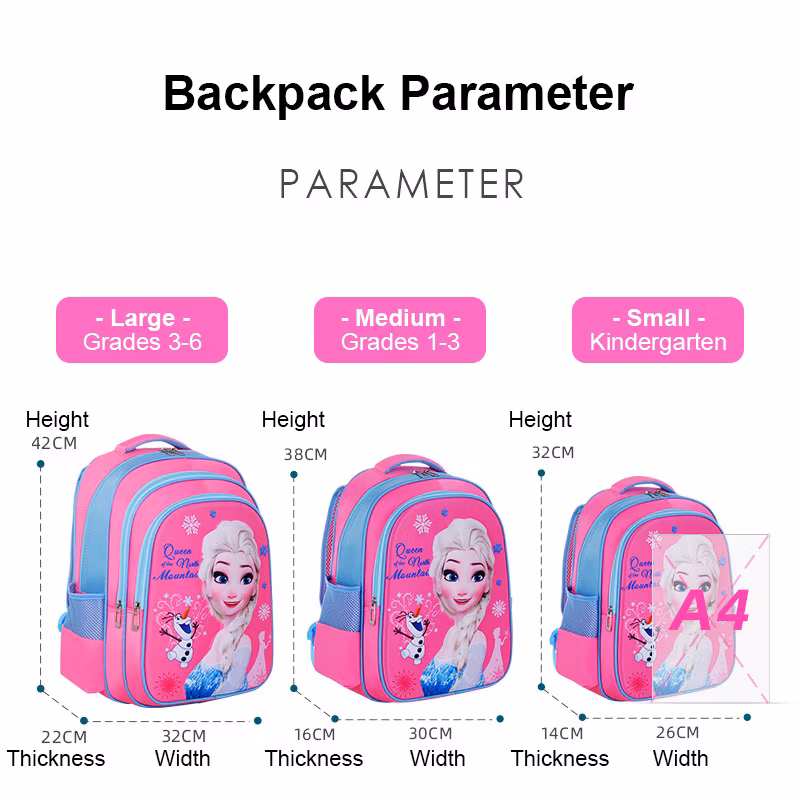 Fashion Boys Girls 1-4 Grade Primary Children Kid 3D EVA School Bag