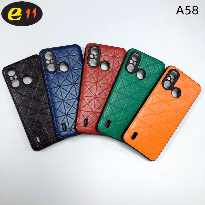 Coloured Leather TPU Back Cover for Samsung A24 A34 A54 Phone Case
