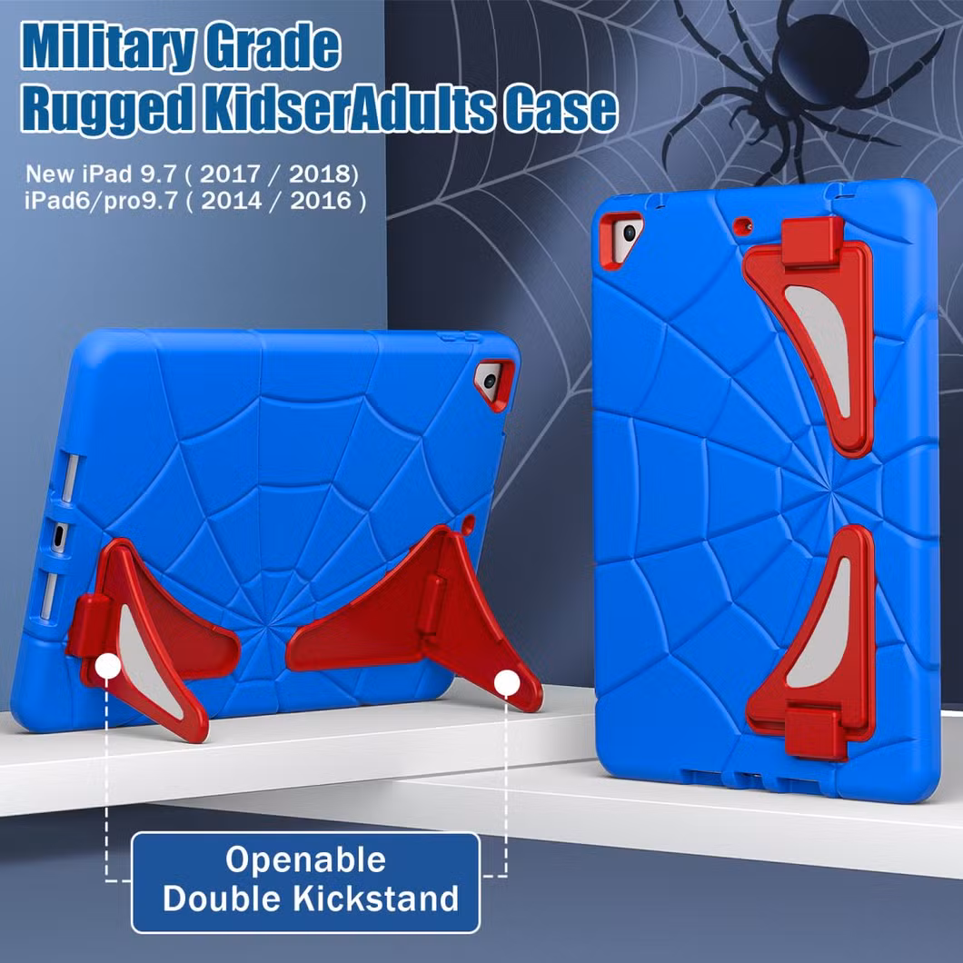 Multi-Functional Shockproof Pencil Holder Kickstand Tablet Case for iPad 9.7