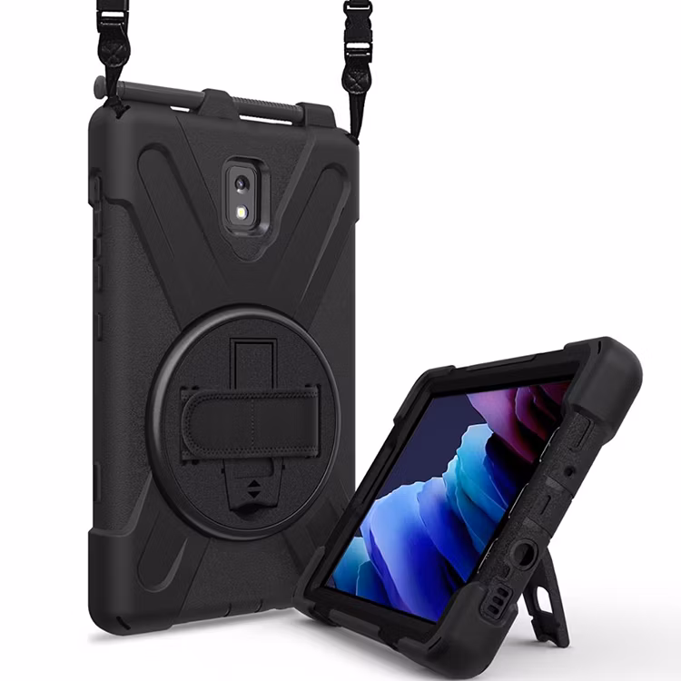 Heavy Duty Shockproof with Pencil Holder Rugged Silicone Tablet Case for Samsung Galaxy Tab Active 3 8.0 Sm-T570/T575