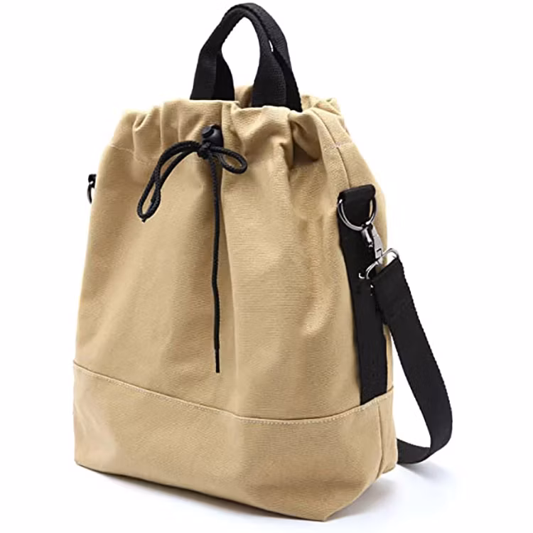 Multifunction Durable Fashion Leisure Drawstring School Backpack High Quality Wholesale Casual Knot Bag for Women, Girls