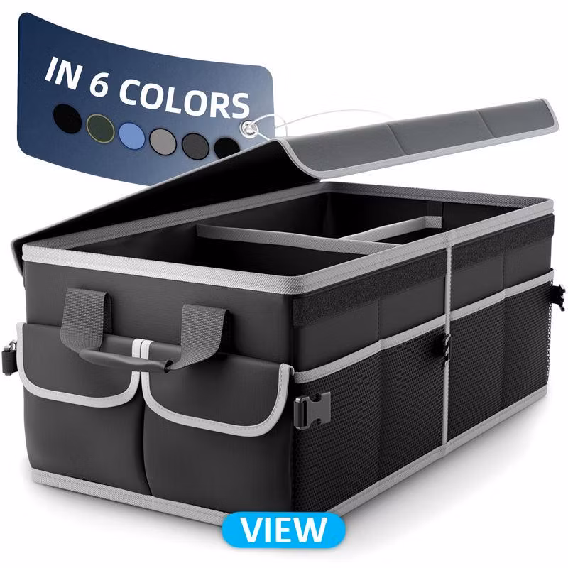 Factory Price Custom Car Storage Bag Durable and Reusable Oxford Fabric Backseat Organizer
