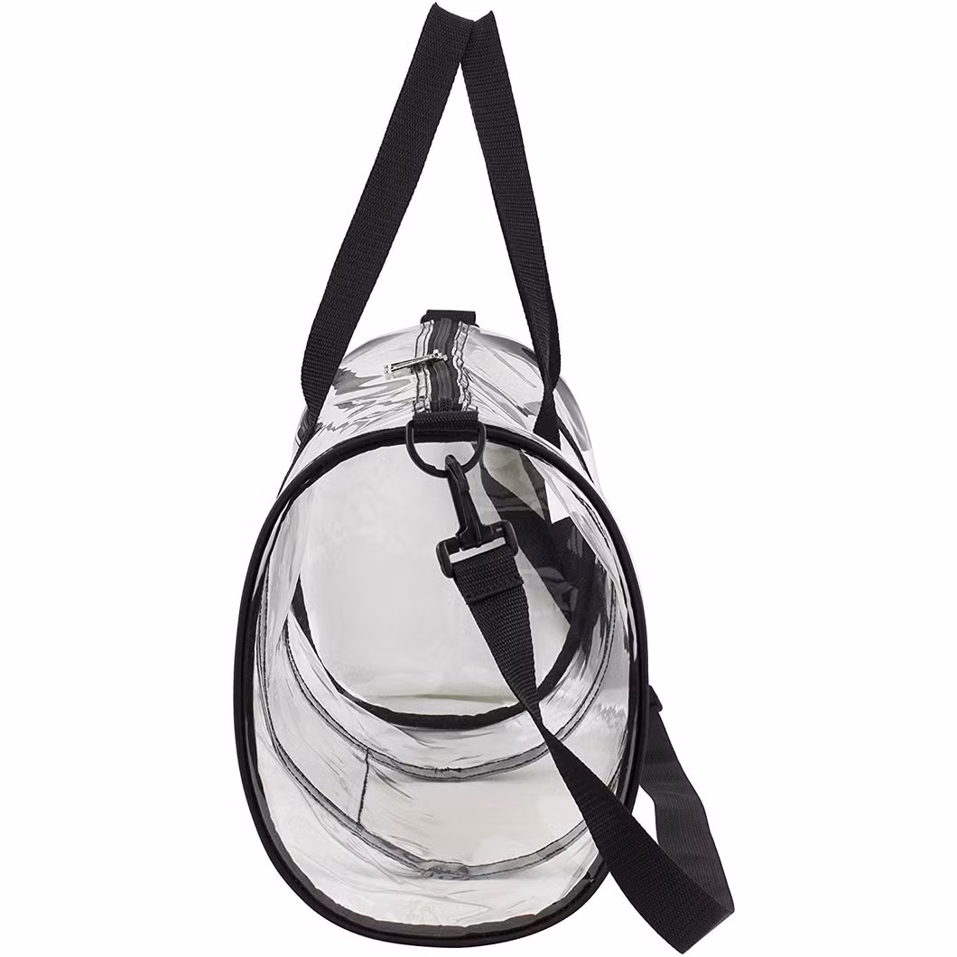 Clear PVC Crossbody Duffle Bag Beach Carry Tote Transparent Large Capacity Travel