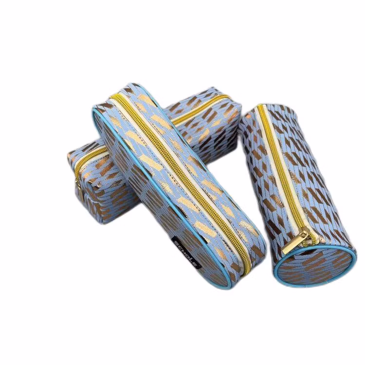 New Fashion New Material Blue Pencil Case for Student
