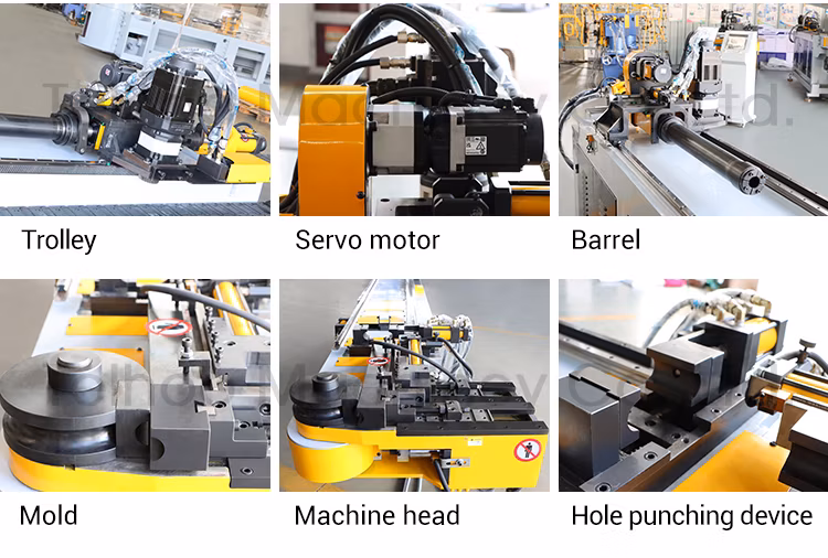 Dw75nc Multi Function Aluminum Manual Tube Bender Pipe Processing Machine