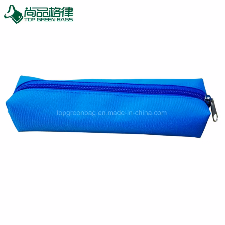 Polyester Fancy Pen Holder Cute Zippered Kids Pencil Bag Case