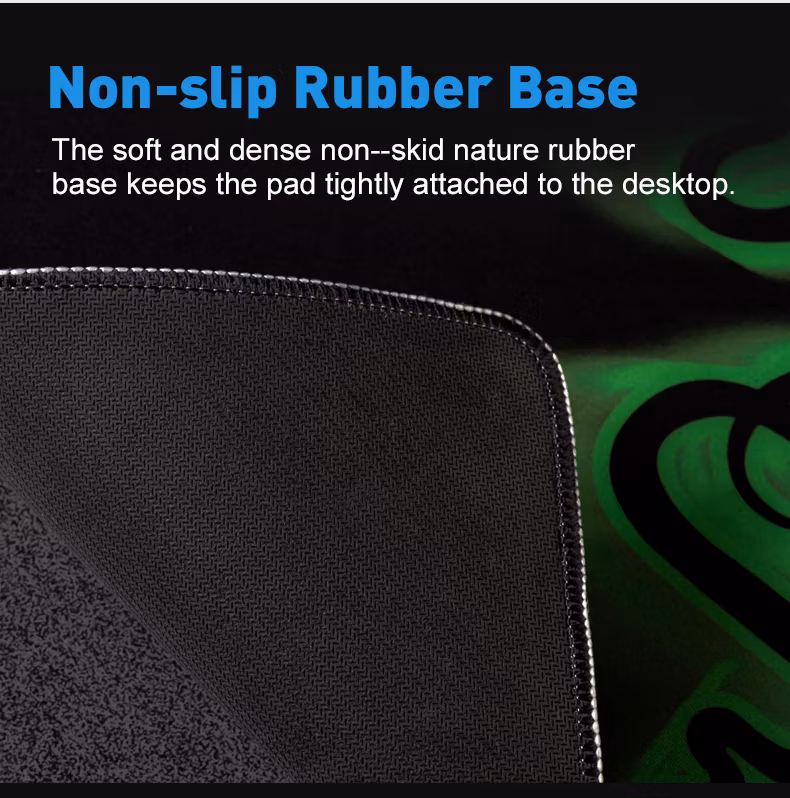 Custom Logo Super Large Dirt Resistant Anti-Slip Game RGB Mousepad