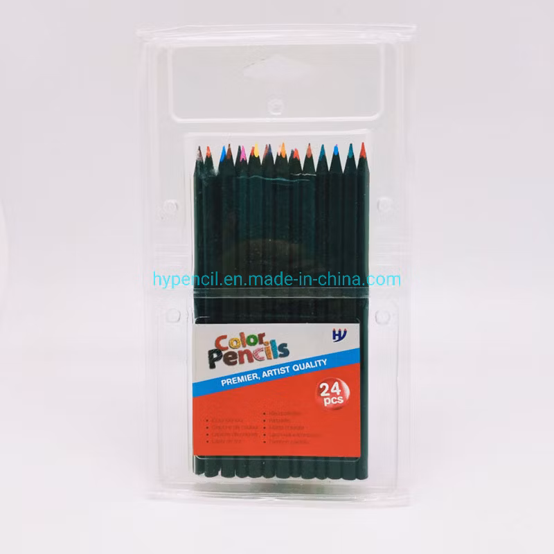 12 Black Wood Premier Color Pencil in Wooden Case