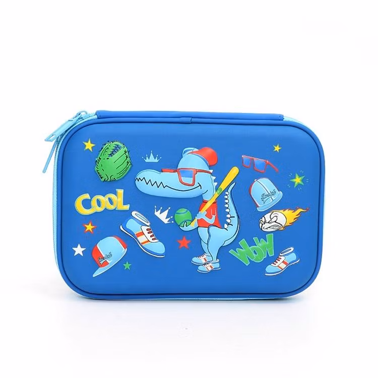 Custom Capacity Students 3D Hard Zip Zipper Case Pencil EVA Case