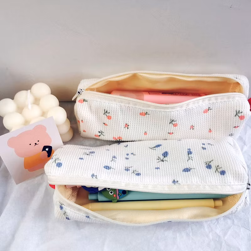 Ins Small Floral Cute Fresh Mini Stationery Storage Bag Pencil Bag