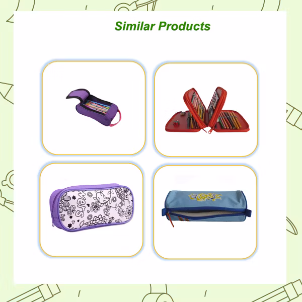 Durable Pencil Case with Cute Pineapple Design