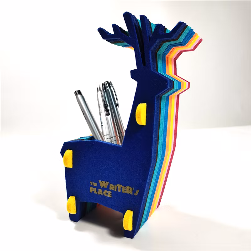 OEM Custom Designer High Quality Multi Color Printed Logo for School Pencil Cases Felt Pen Holder