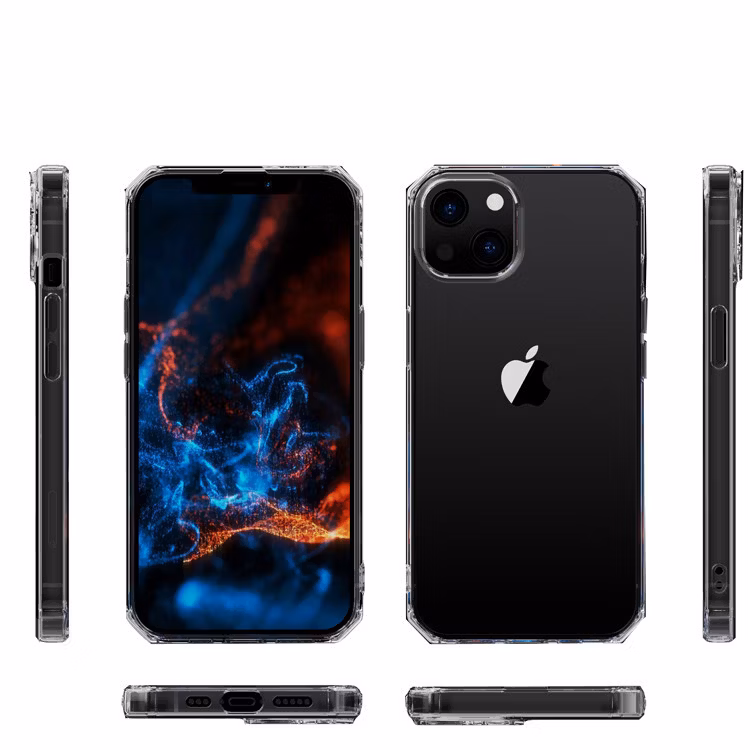 New Arrival Clear Transparent Phone Cover Drop Resistance Shockproof Phone Case for iPhone 14 13 12 PRO Max